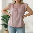 My Dusty Rose Darling Embroidered Blouse