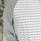 That's What I Like Raglan Patchwork Long Sleeve Top