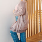 The Way It Was Cardigan in Mauve