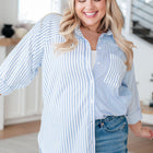 This or That Striped Button Down