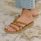 Trusty Strappy Sandals in Light Tan