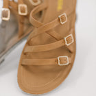 Trusty Strappy Sandals in Light Tan