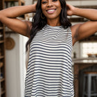Two In One - Striped Tank