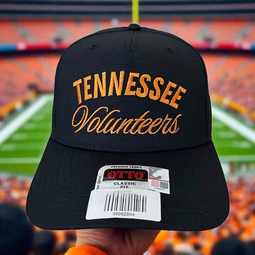 SC - Tennessee Volunteers Black Embroidered Hat