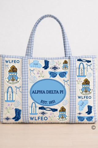 SC - ETA 6/1 - Alpha Delta Pi Sorority Tote Bag