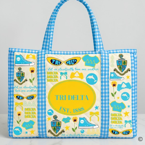 SC - ETA 6/1 - Tri Delta Sorority Tote Bag