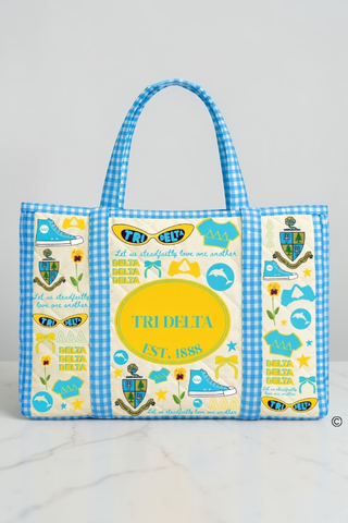 SC - ETA 6/1 - Tri Delta Sorority Tote Bag