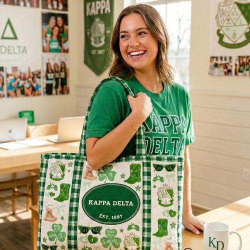 SC - ETA 6/1 - Kappa Delta Sorority Tote Bag