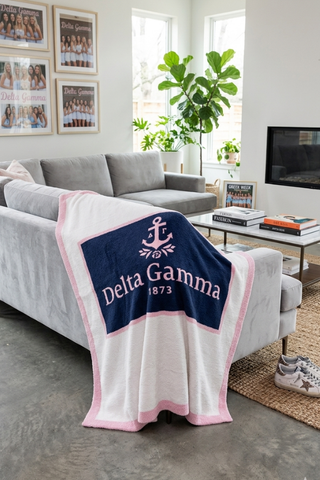 SC - ETA 6/1 - Delta Gamma Luxury Blanket