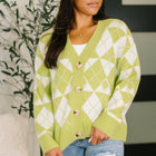 Up, Up and Away Argyle Cardigan