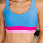 Venice Color Block Swim Top