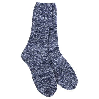 World's Softest Socks - Ragg Crew Colorful in Denim