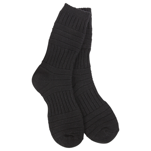 World's Softest Socks - Patch Crew in Black