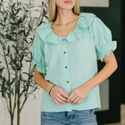 Wherever the Wind Blows Balloon Sleeve Blouse