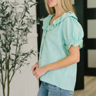 Wherever the Wind Blows Balloon Sleeve Blouse