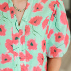 Wildflower Waltz Gathered Tier Dress in Mint