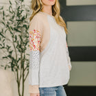 Wondering Aloud Patchwork Long Sleeve Top- 3/3/2026