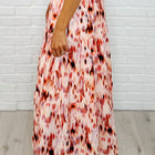 Words Fail Me Watercolor Print Maxi Skirt