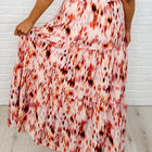 Words Fail Me Watercolor Print Maxi Skirt