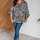 Work All Day Floral Top