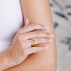 Woven in Color Ring