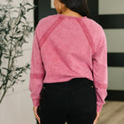 You're Into Me Lace Detail Relaxed Pullover