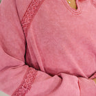 You're Into Me Lace Detail Relaxed Pullover