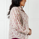 You and I Connect Floral Button Up Blouse