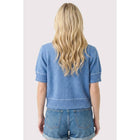 SHORT SLEEVE BUTTON DOWN CARDIGAN