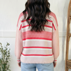 Sweet Talker Pink Stripe Sweater