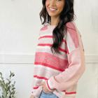 Sweet Talker Pink Stripe Sweater