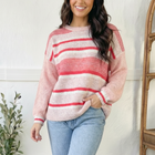 Sweet Talker Pink Stripe Sweater