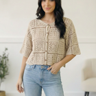 Honeycomb Crochet Cardigan