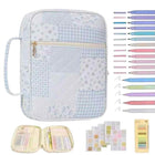SC - ETA 2/5 - Miriam Blue Patchwork Bible Cover