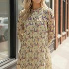 Honey Blossom Woven Lined Dress