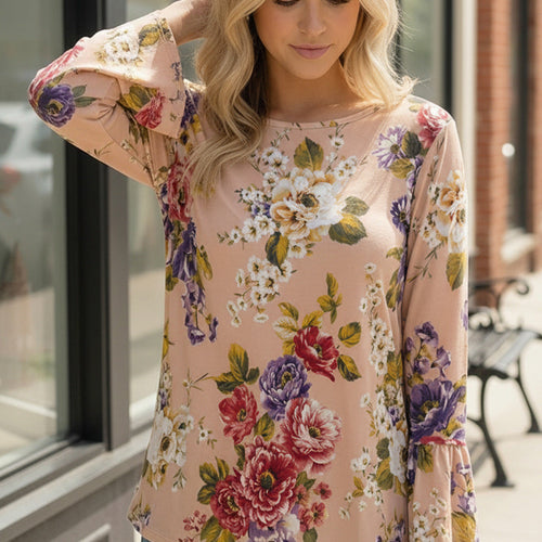 Love Grows Here Bell Sleeve Top