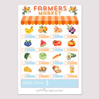 Pretend Play Farmer's Market Notepad