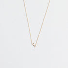 Initial Necklace In Gold