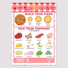 Pretend Play Build-Your-Own Pizza Order Notepad