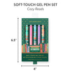 Cozy Reads Soft-Touch Gel Pen Set