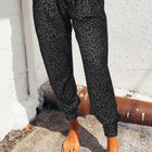 Leopard Print Joggers with Pockets
