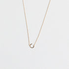 Initial Necklace In Gold