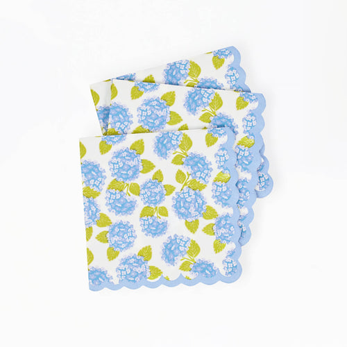 Cocktail Napkins | Hydrangea