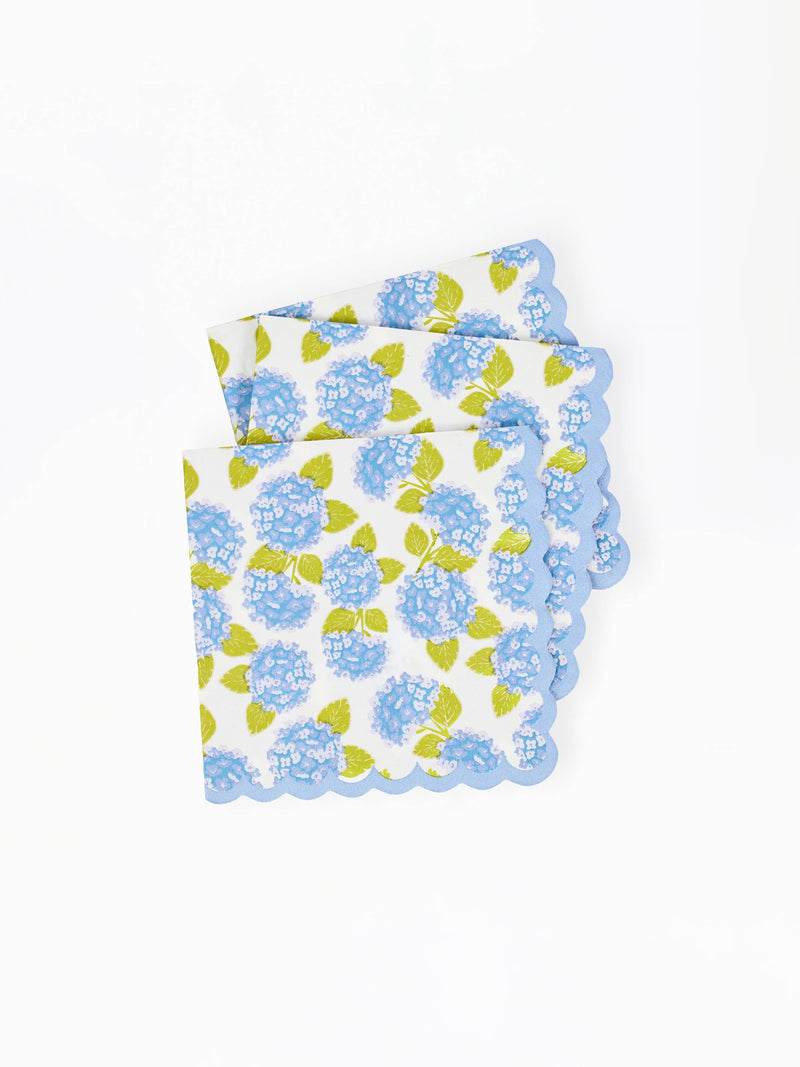 Cocktail Napkins | Hydrangea