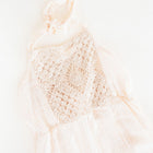 Soft White Crochet Jumpsuit - Child
