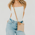 Veda Woven Crossbody and Clutch Bag