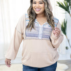 Digital Vibing Taupe Hoodie
