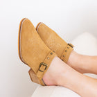 Drancy Western Mule in Tan