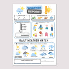 Pretend Play Weather Report Notepad
