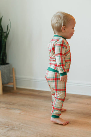 Plaid 2 Piece Bamboo Pajama Set